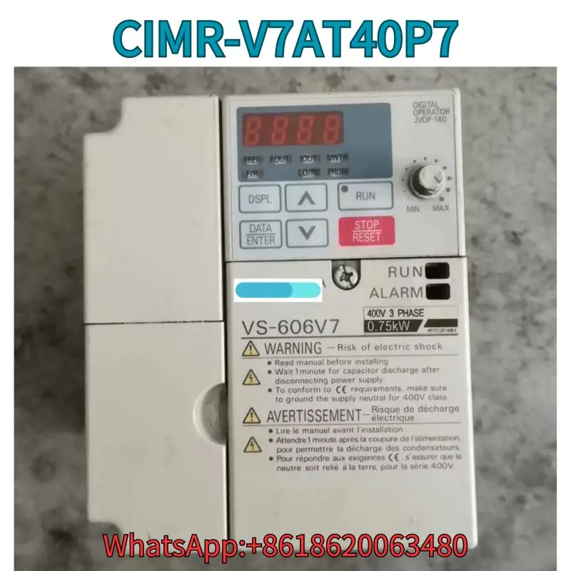 

Used Frequency converter CIMR-V7AT40P7 test OK Fast Shipping