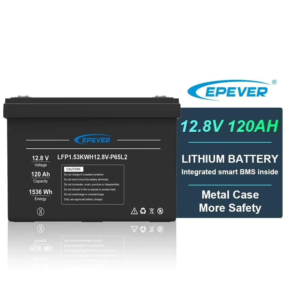 Epever 5000 Deep Cycles BMS Lifepo4 12.8v Lifepo4 120 Ah