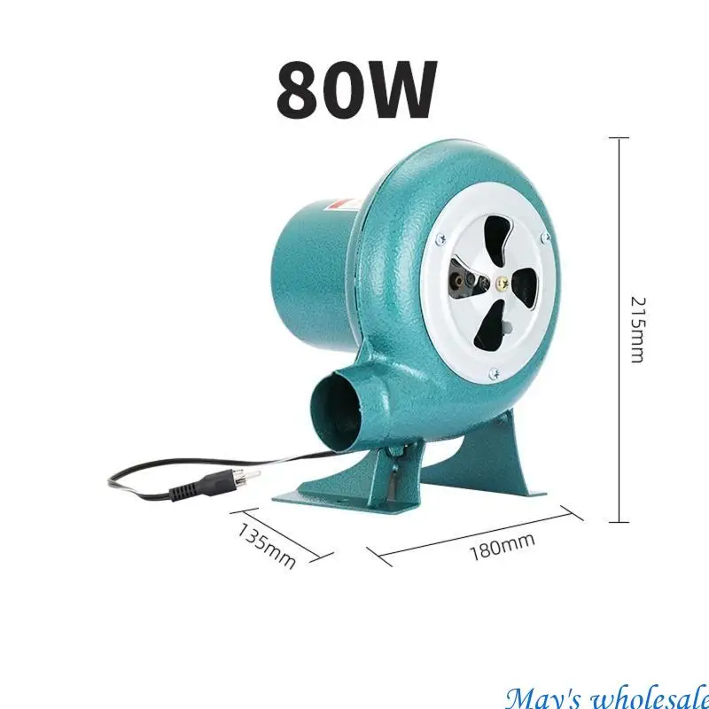 100v 220v 가정용 공기 송풍기 HighPower 30W-100W 바베큐 캠핑 송풍기 미니 팬 448A