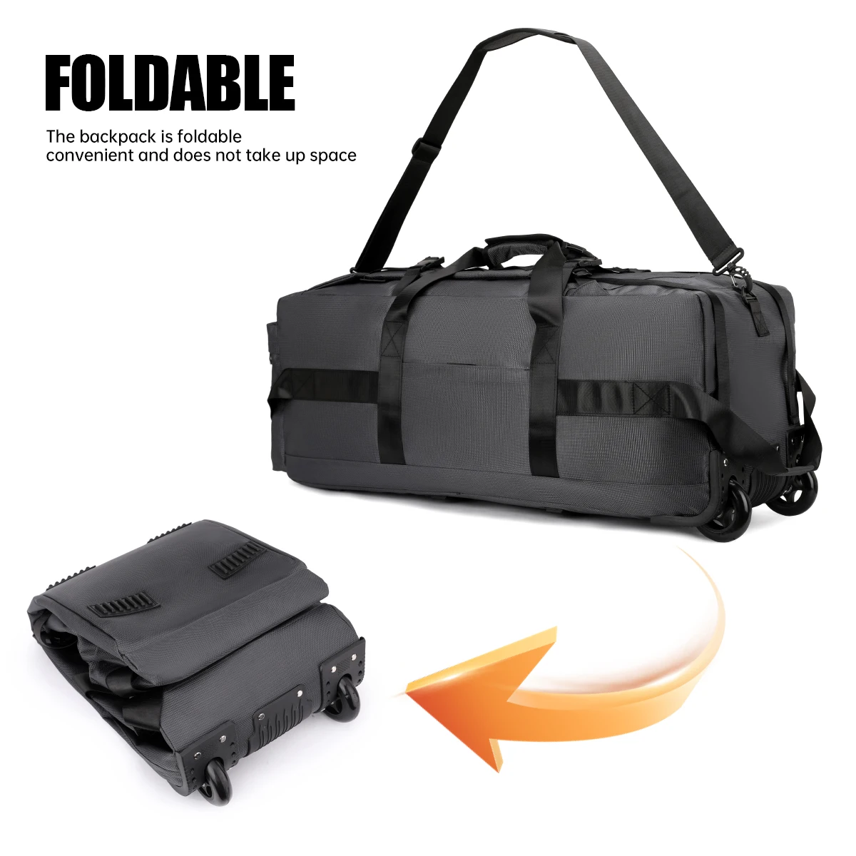 Student Quilt Storage Bag, Large Capacity, for University and High School Students, for Starting School, for Storing Clothes, Quilts, Luggage Bag with Wheels