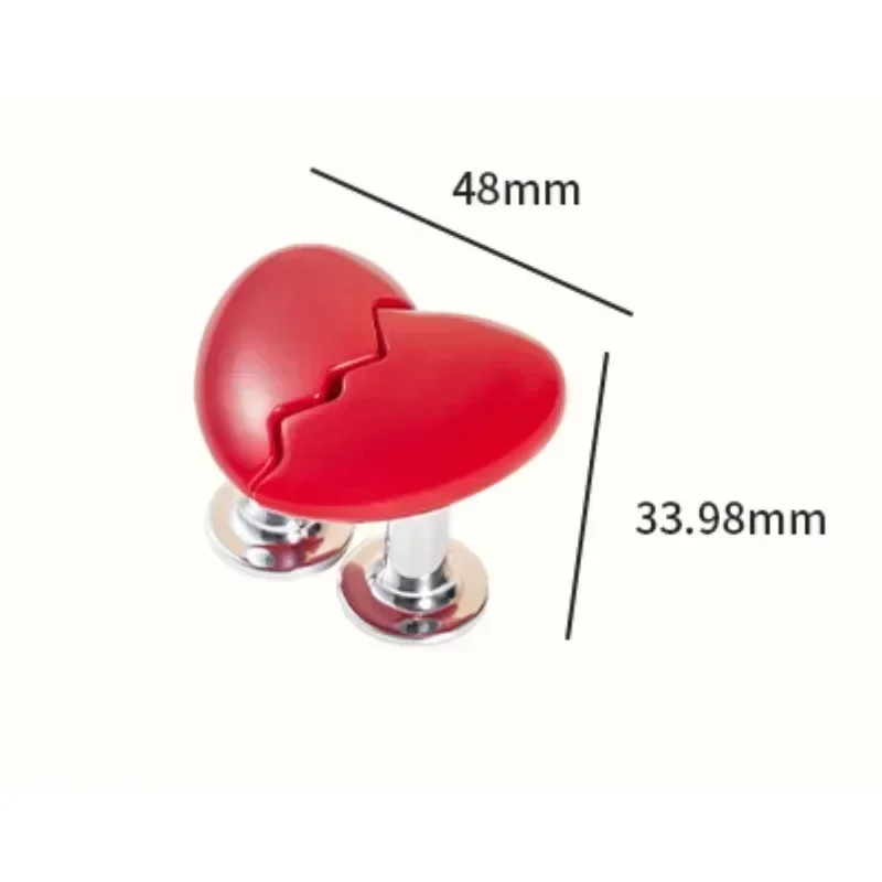 Heart Shape Toilet Presser Love Toilet Press Button Bathroom Water Tank Buttons Push Switch Bathing Room Decor Nail Protector toilet presser