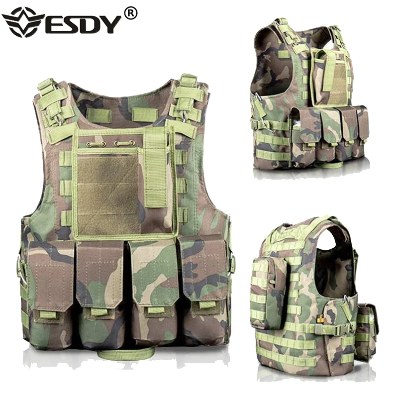 

Child Outdoor Tactical Gear Plate Carrier Vest Military Hunting Paintball Equipment Combat Body Armor Assault CS Vests For Kids