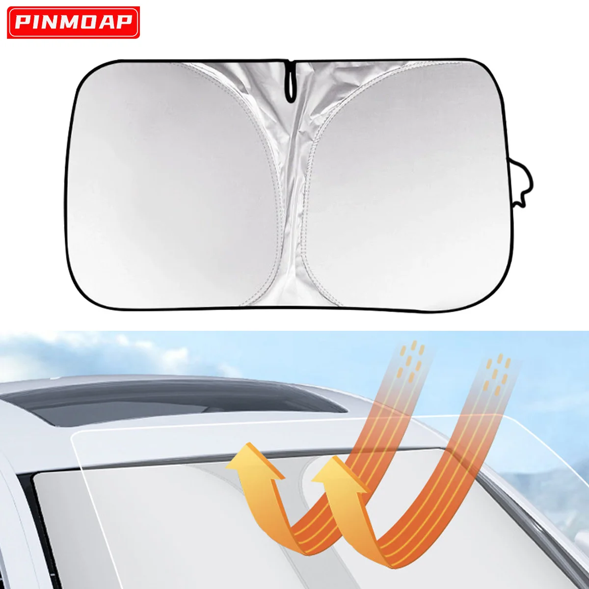 Sunshade Folding Window Sunshade Car Windshield Car UV Protection Titanium Silver Accessories