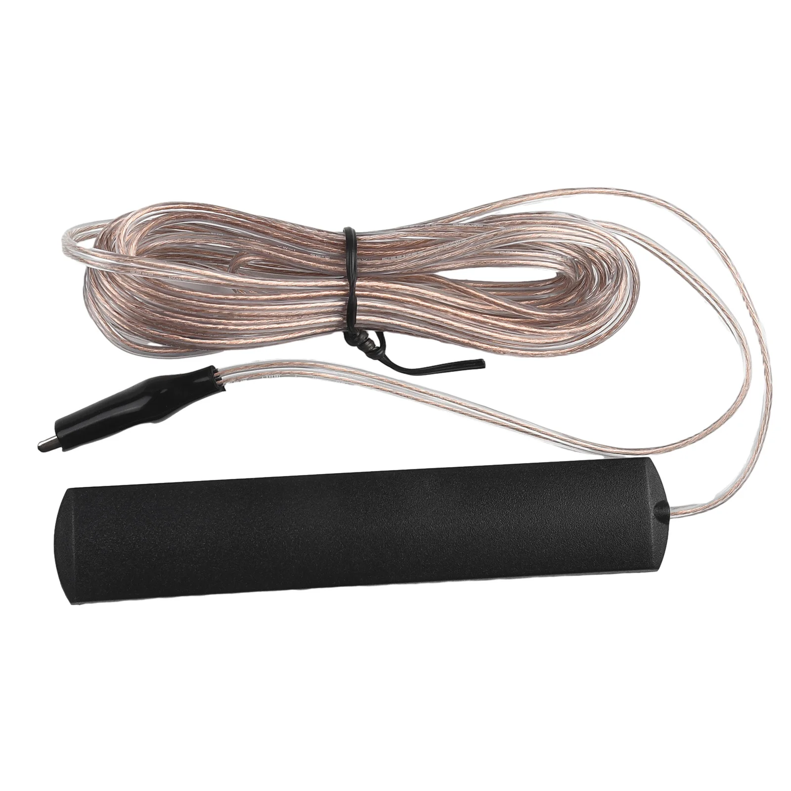 

Clip On Radio FM Stereo Antenna Indoor Length 5m Signal Enhance Stable Transfer Wide Compatible Alligator Connector