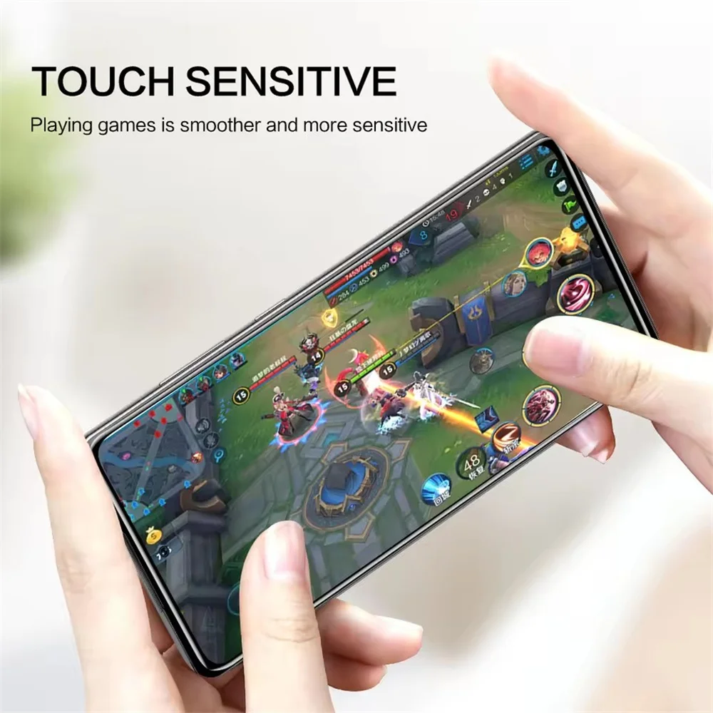 Oleophobic Coating Easy Installation Tempered Glass Screen Protector - 3 Pack