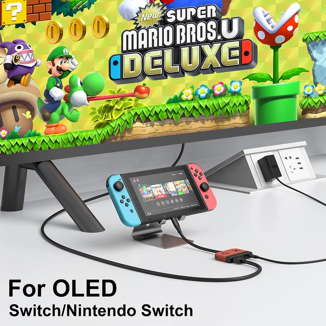 Switch Dock for Nintendo Switch OLED, 3 in 1 Switch TV Adapter with 4K  HDMI, USB 3.0 Port, Type C 100W Charging, Portable Switch Docking Station