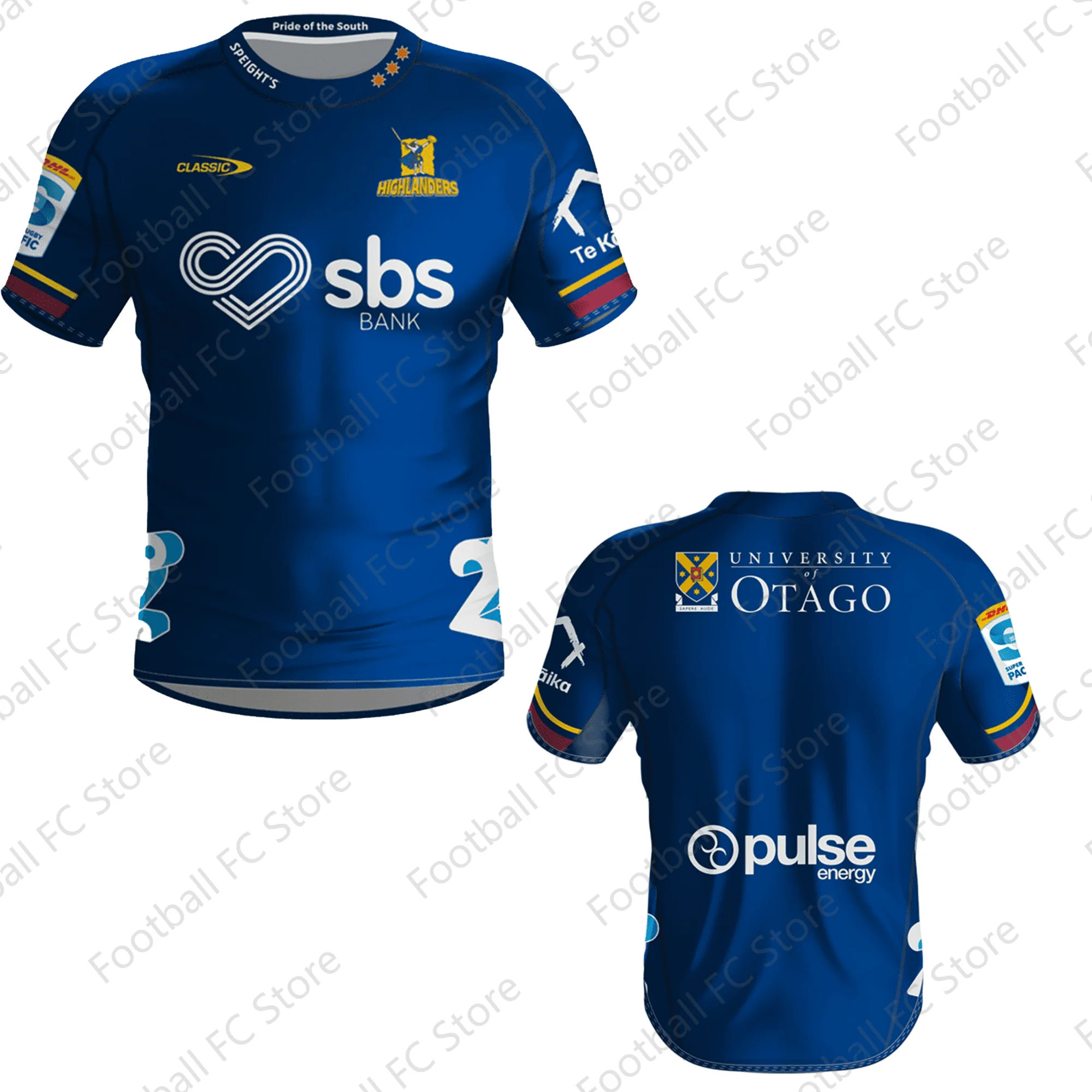 thumbnail image 1 of Nueva llegada, camiseta de local juvenil de Super Rugby Highlanders de verano 2024, camiseta de rugby, camiseta de entrenamiento, uniforme para niños de los Chiefs para adultos y niños, 1 of 4