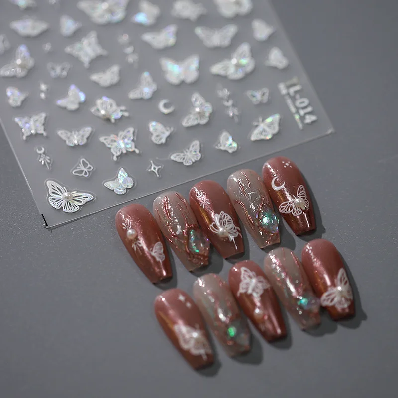 

[Meow.Sensei] Three-Dimensional Nail Sticker Relief Adhesive Nail Sticker Exquisite Series TL-014