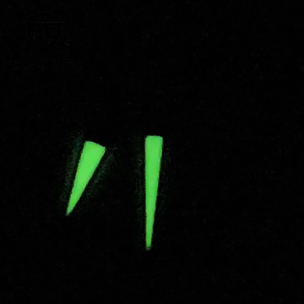 RICHUS Green Luminous Silver Watch Hands - Premium Watch Accessories