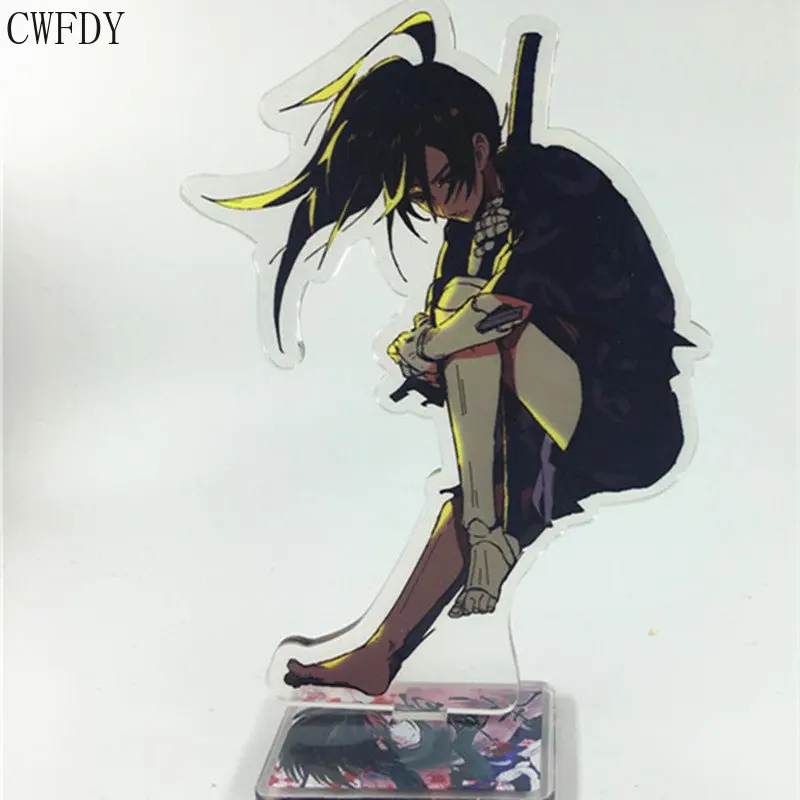 Anime dororo hyakkimaru personagens licenciamento suporte figura + base de  acrílico ornamentos modelo placa cosplay desktop decoração presentes