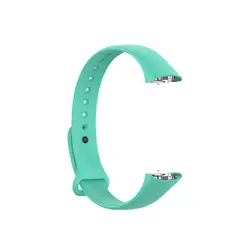 Breathable Soft Silicone Watch Band Replacement with Buckle Strap (Teal)
