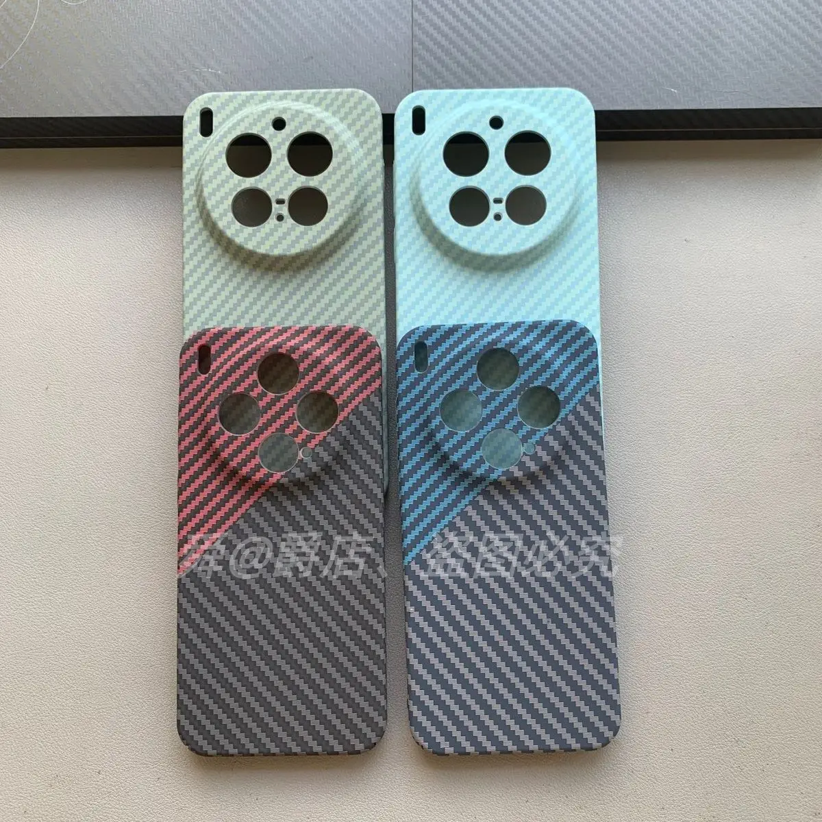 Carbon Fibre Slim Protective Back Cover Case
