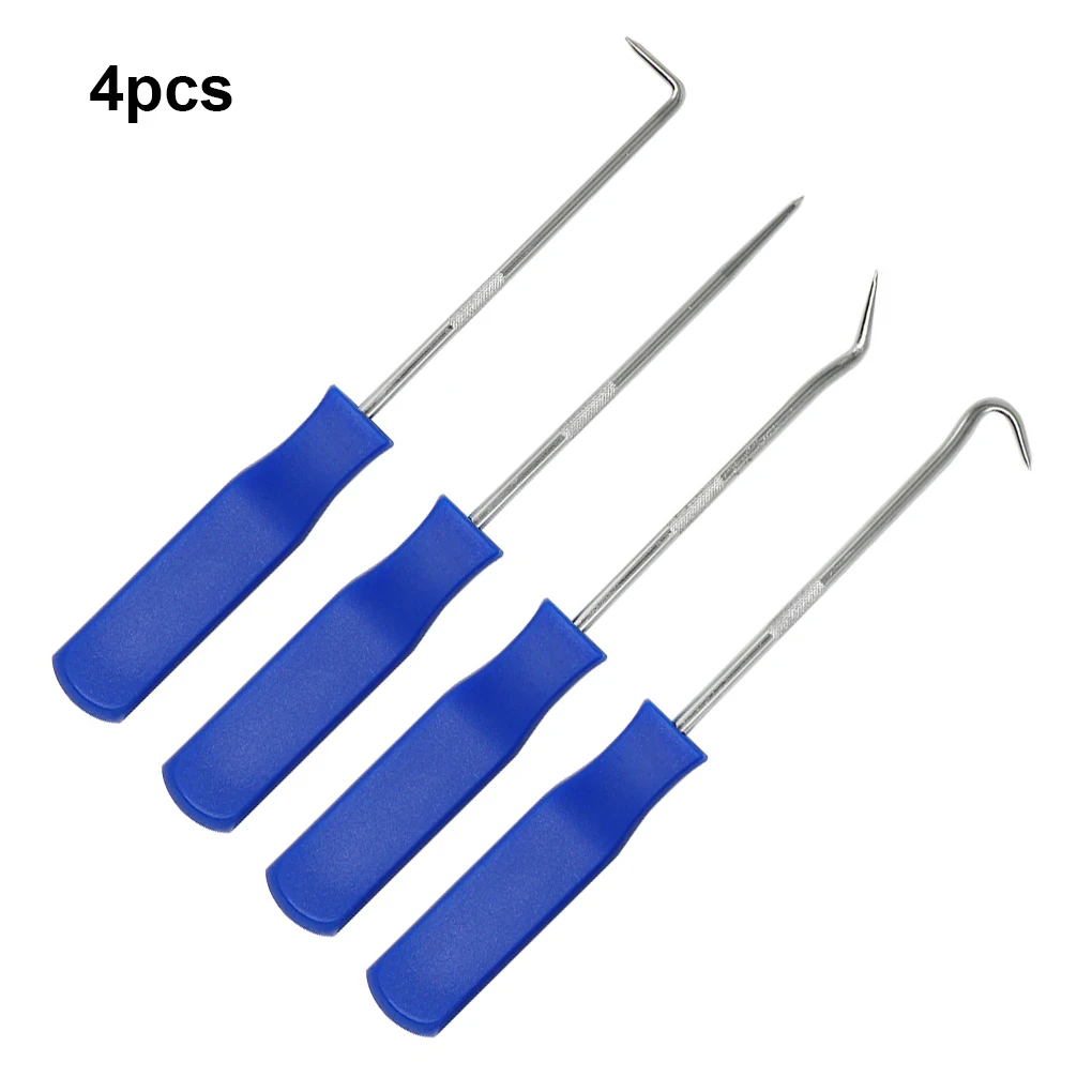 

4Pcs Car Auto Vehicle Oil Seal Screwdrivers Set O-Ring Gasket Puller Remover Pick Hooks Tools Supplies 135mm