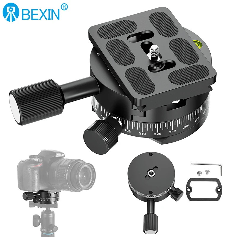 Camera clamp Camera tripod plate Quick release clamp panorama shooting camera clamp tripod plate mount set for dslr camera