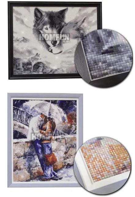 Diamond Painting Personalizzato Con Foto - Kit Fai Da Te Per Creare Quadri Con Diamanti 5D