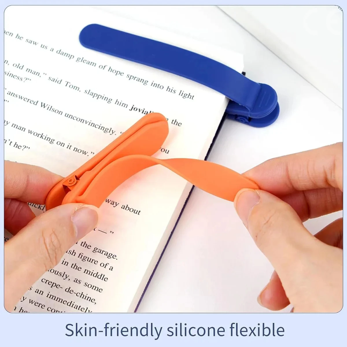Silicone Bookmark 1/3Pcs Automatically Follows Page Flipping Student Office Stationery For Home School