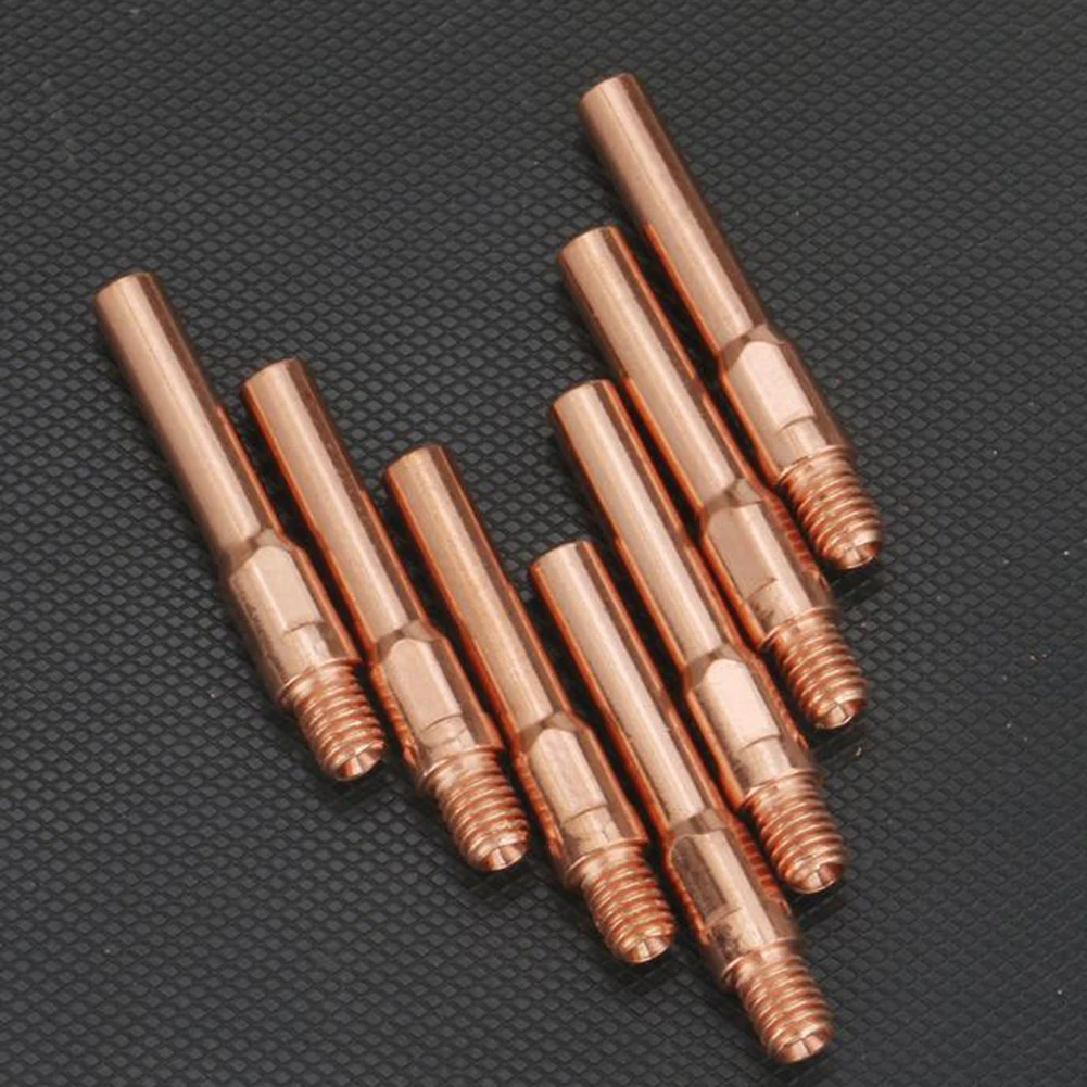 gold solder paste 10/20PCS 0.8mm Mig Welding Nozzles Flashlight Contact Tip For MB15 MB25 MB36 Secondary Welding Contact Tip Tools soldering paste