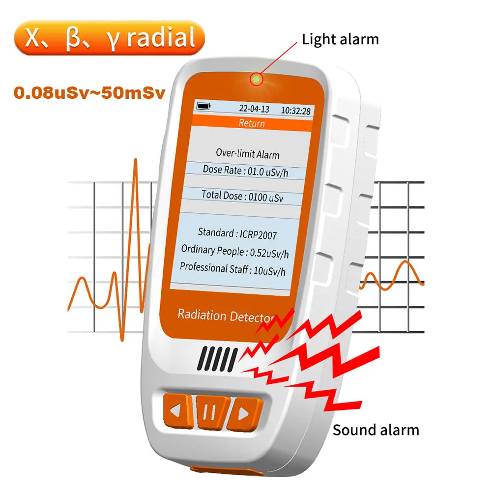 Geiger Counter Nuclear Radiation Detector Xray Beta Gamma Detector Geiger Counter Dosimeter