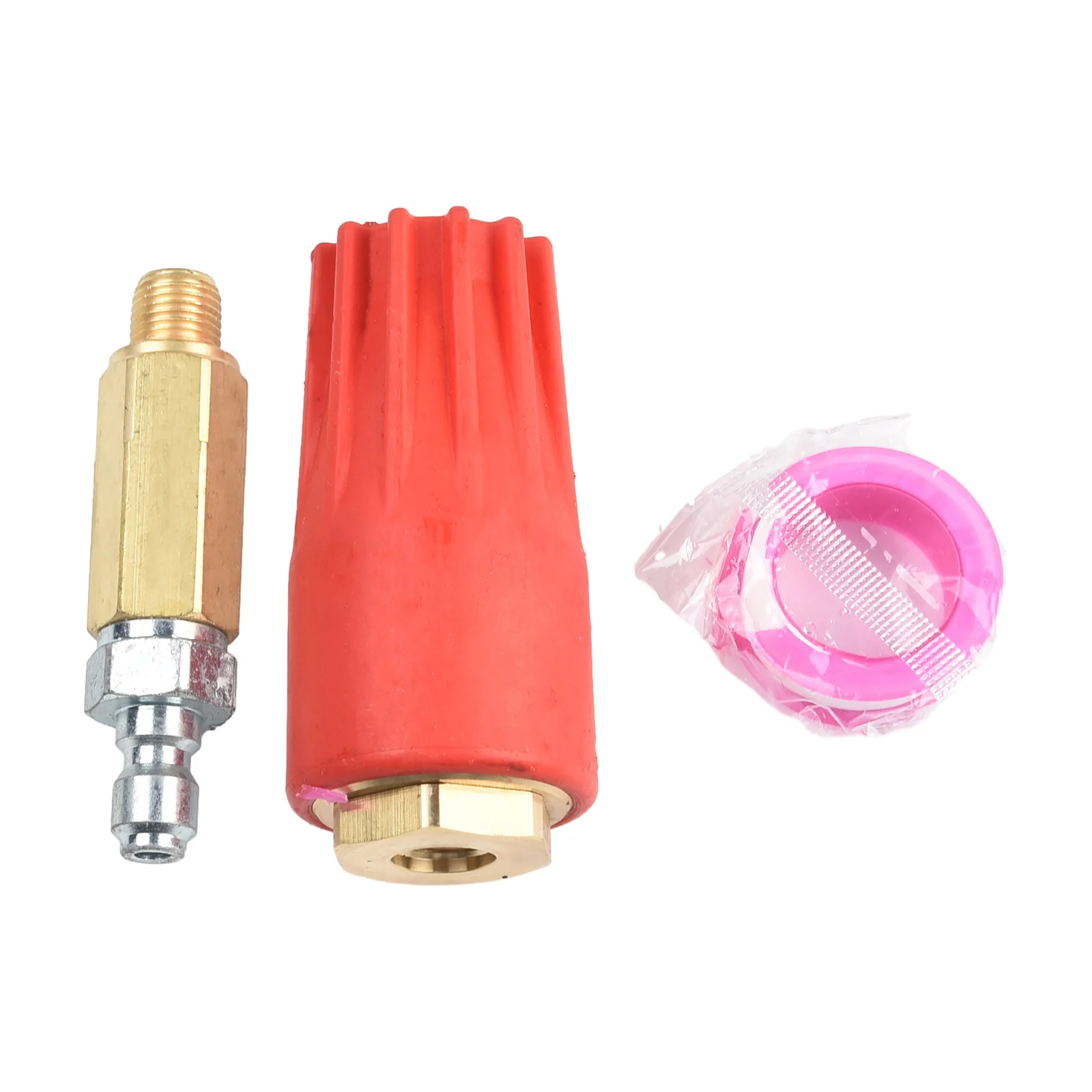 

Features Removing Tough Dirt Effective 1/4 Male Quick Connect Rotating Nozzle Red Water Flow Dirt Water Pattern