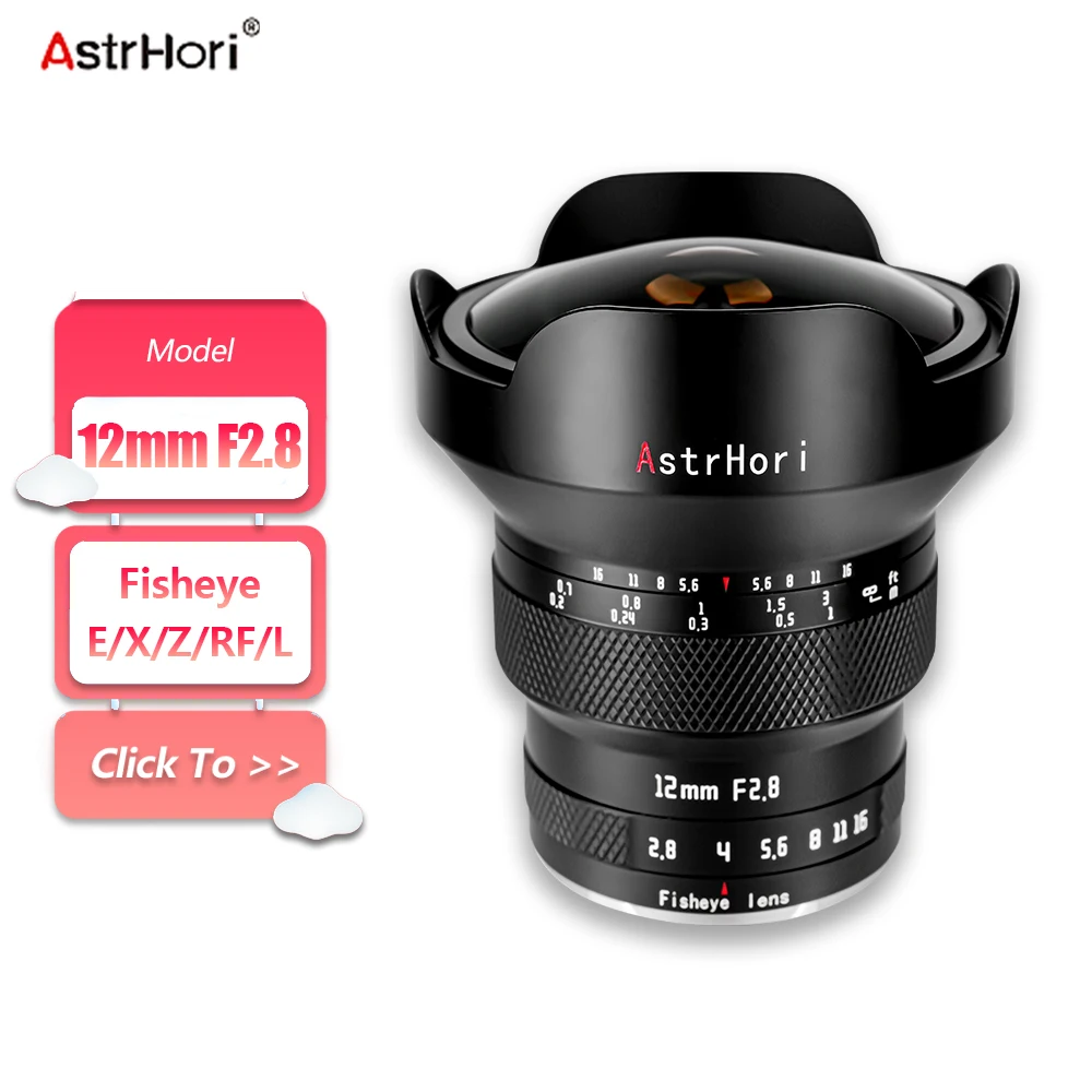 AstrHori 풀 프레임 12mm F2.8  E 니콘 Z 후지필름 XF 캐논 RF L..