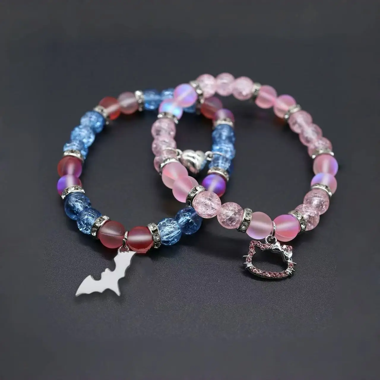 2025 New Wicked Friendship Matching Bracelets Rhinestone Crown