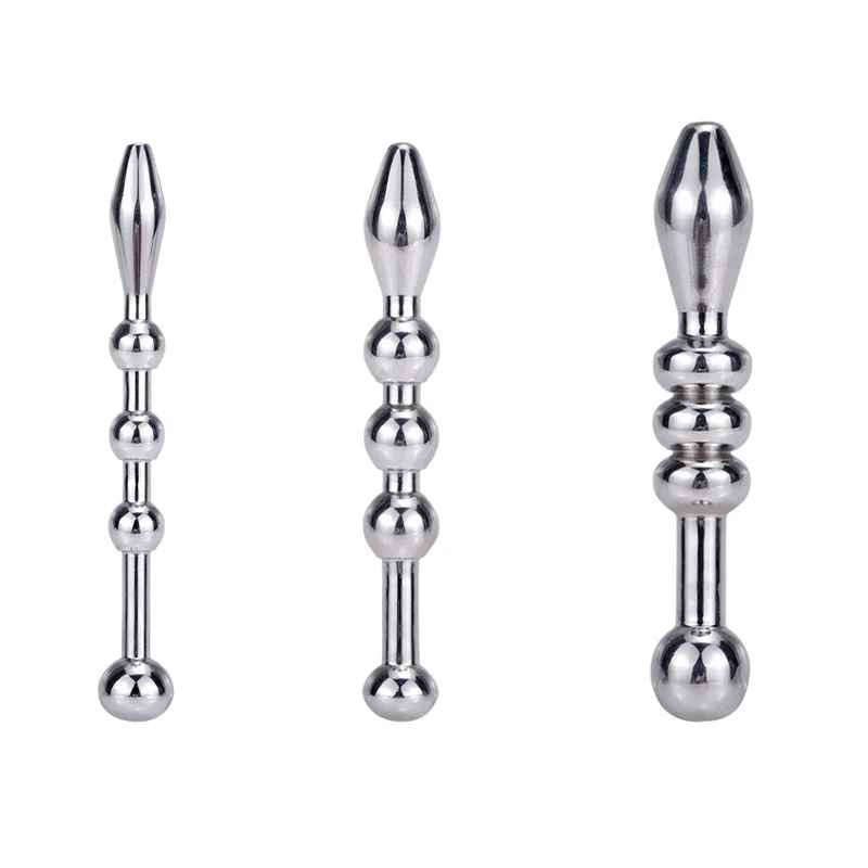 Metal Urethral Catheter Male Urethral Dilator Penis Plug Horse Eye Stimulation Sounding Masturbator Sex Toys for Men DB-101 urethral dilator silicone urethral dilator