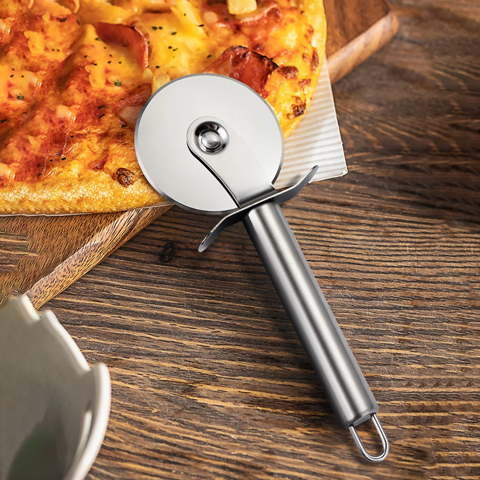Pizza Cutter For Kitchen Pizza Cutter Wheel Kitchen Stainless Steel With Ergonomic Handle Wheel For