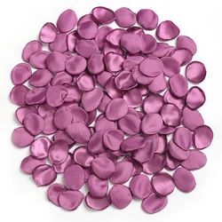 Pink Silk Rose Petals for Romantic Decorations and Events (Purple Red)