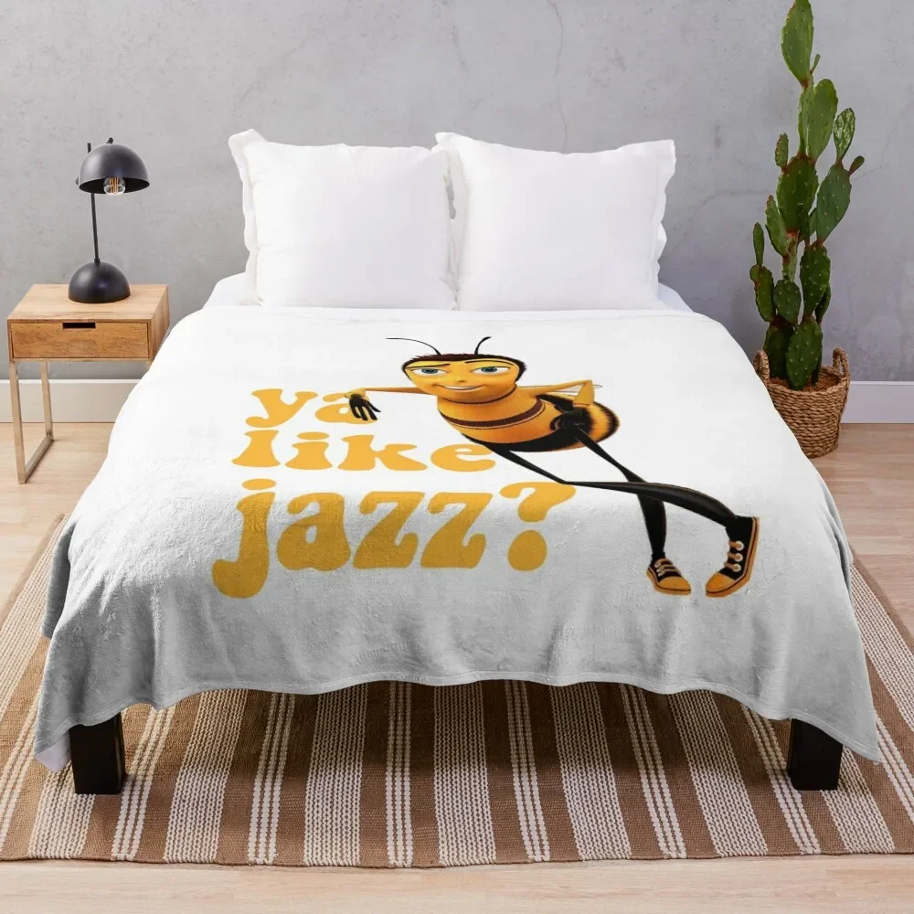 ya like jazz? Throw Blanket christmas decoration Luxury Throw Flannel Fabric funny gift Blankets