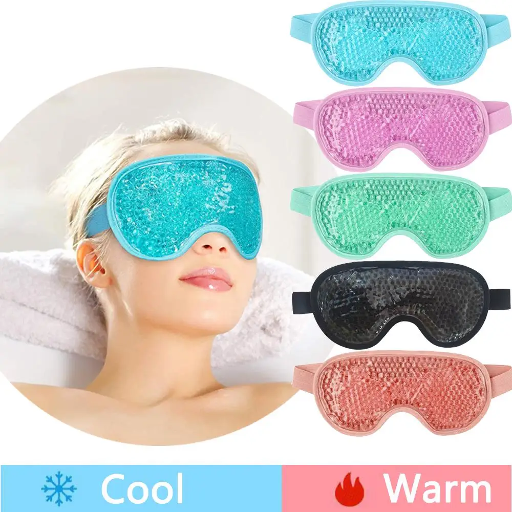 GelIcePackSilkSleepFacialMaskSoftUnisexEyePatchesShadeCold