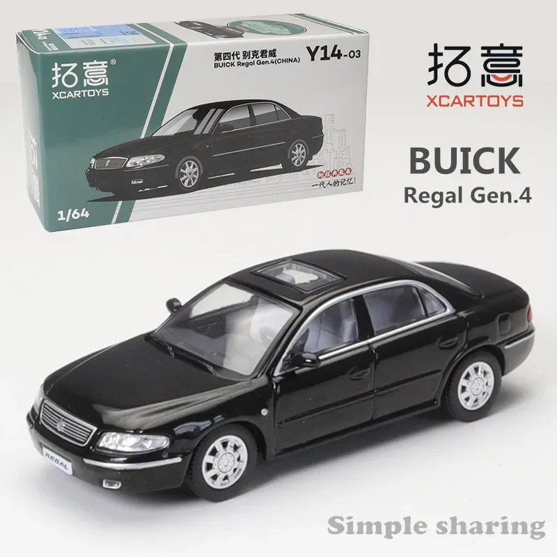 

Модель автомобиля XCarToys 1/64 Buick Regal Gen.4 из черного сплава, коллекционная игрушка, подарок