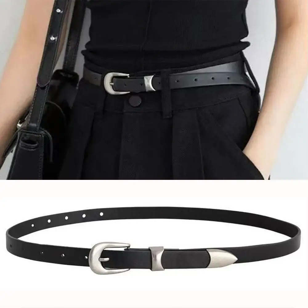 High Quality Genuine Leather Belt For Women Fashion Alloy Buckle Waist Strap Dress Jeans Sweater Waistband Korean Style Belt New