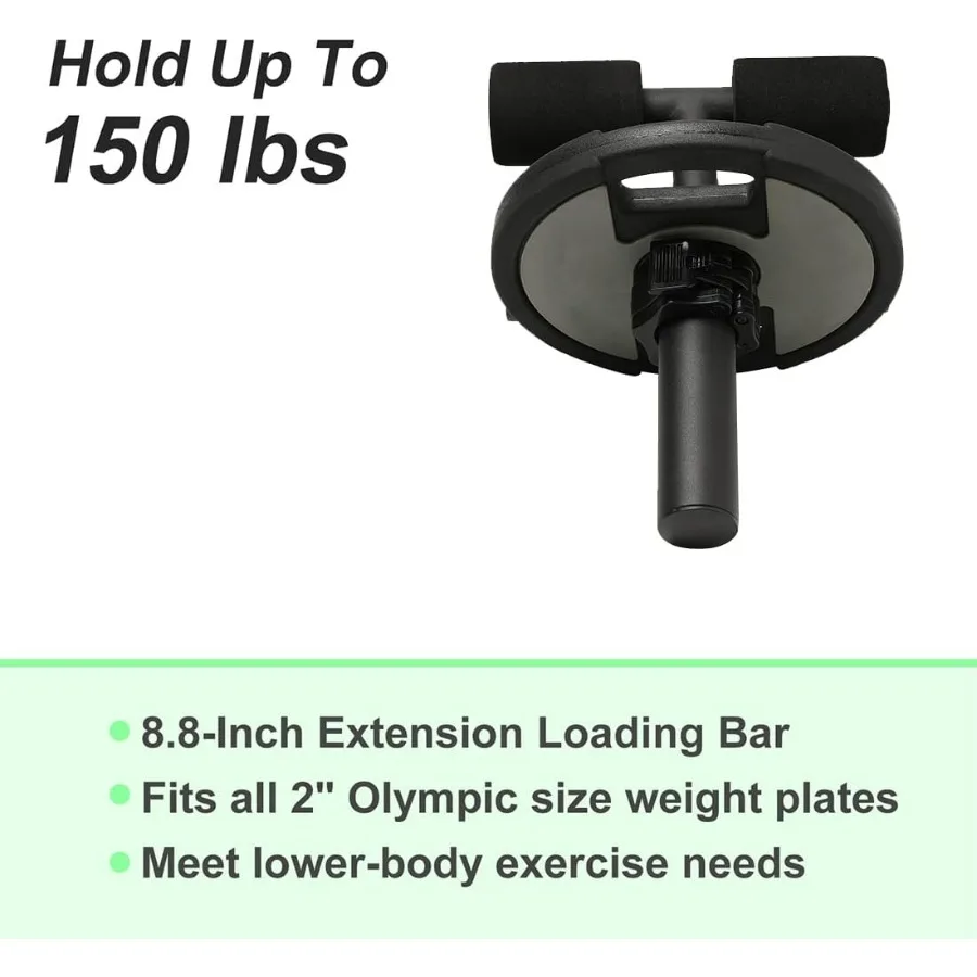 Tib Bar-Tibialis Anterior Exercise Equipment, Tibialis Trainer Calf Raise Machine for Strength Training, Fits 2" Weight Plates…