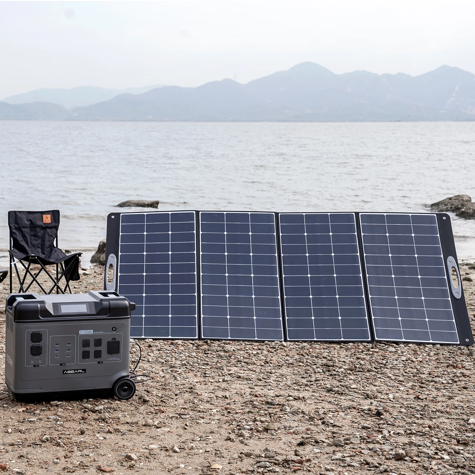 Multi Solar Panel Rig 400W Solar Panel Charger IPX4 Waterproof Foldable Solar Panel with DC ...