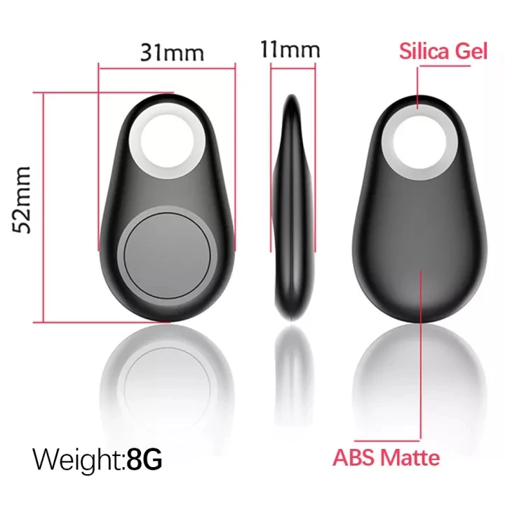 Gps Tracker Gps Locator Anti Lost Tracker Bluetooth Tracker Bluetooth Gps Tracker Smart Bluetooth Mini GPS Tracker Cat Dog Anti-Lost Tag Locator Pets Articles Keychain Wallet Collar Tracking Device Accessories