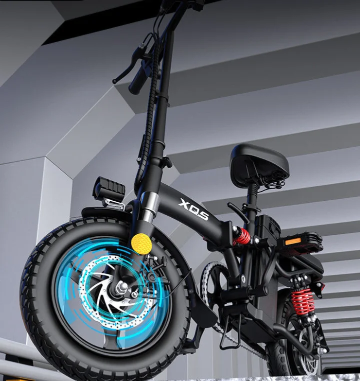 

Новая модель карбонового электровелосипеда 12 Ач/48 в 240 Вт/48 в 14 дюймов компактный электрический велосипед для женщин