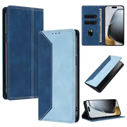 Luxury RFID Blocking Wallet Phone Case - Premium Strap Book Cover and Protective Bag for Cubot A30 (LIGHT BLUE)