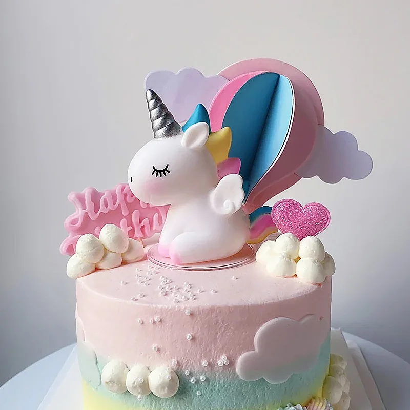 DIY Balloon Garland Cake Topper Arch Birthday Wedding Decor Unicorn Pastel  | eBay