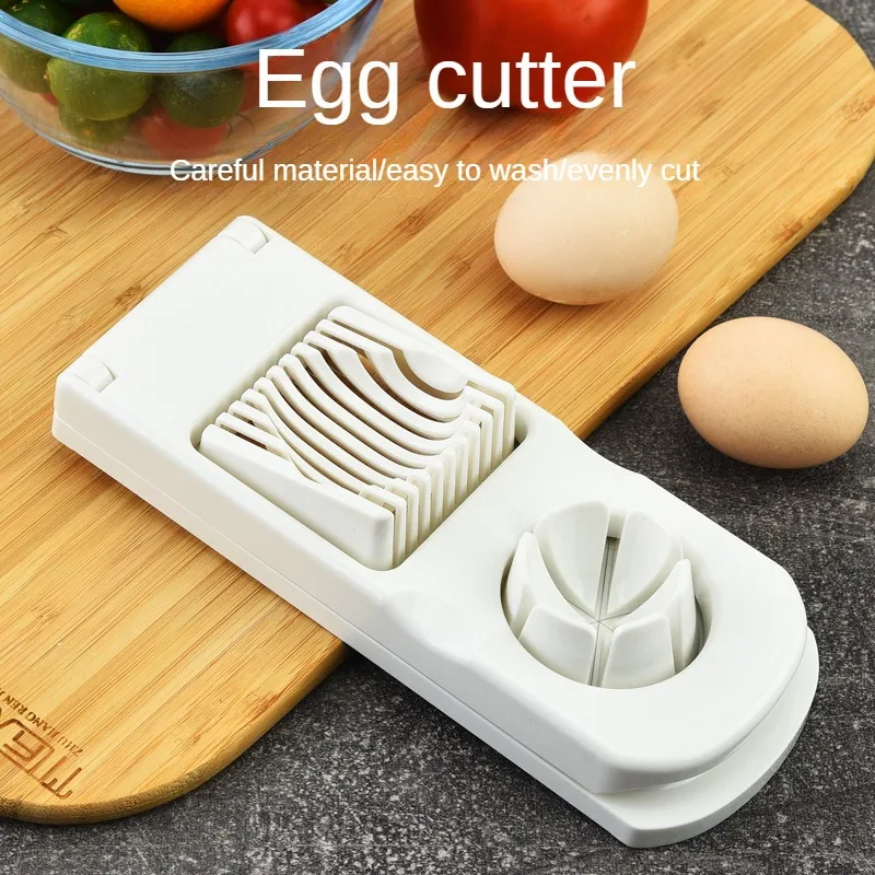 Egg Slicer Splitter 2-in-1 Slicing Tool Kitchen Gadgets egg cutter,egg slicer