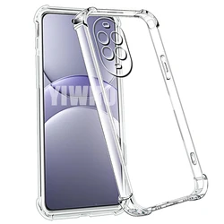 Transparent Shockproof Airbag Phone Case with Protective Lens and Soft TPU Back Cover for Nova 12i