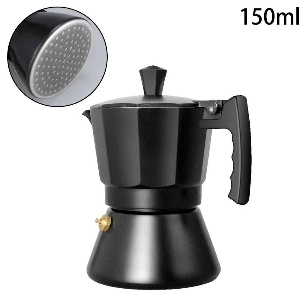 

Aluminum Moka Espresso Coffee Maker Percolator Induction Cooker Pot 150/300ML Kitchen Cafe Tool Espresso Coffee Maker Gas Stove