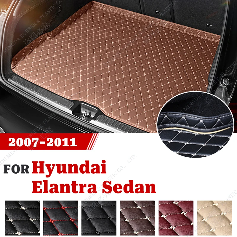 

Car Trunk Mat For Hyundai Elantra Sedan 2007 2008 2009 2010 2011 Custom Car Accessories Auto Interior Decoration