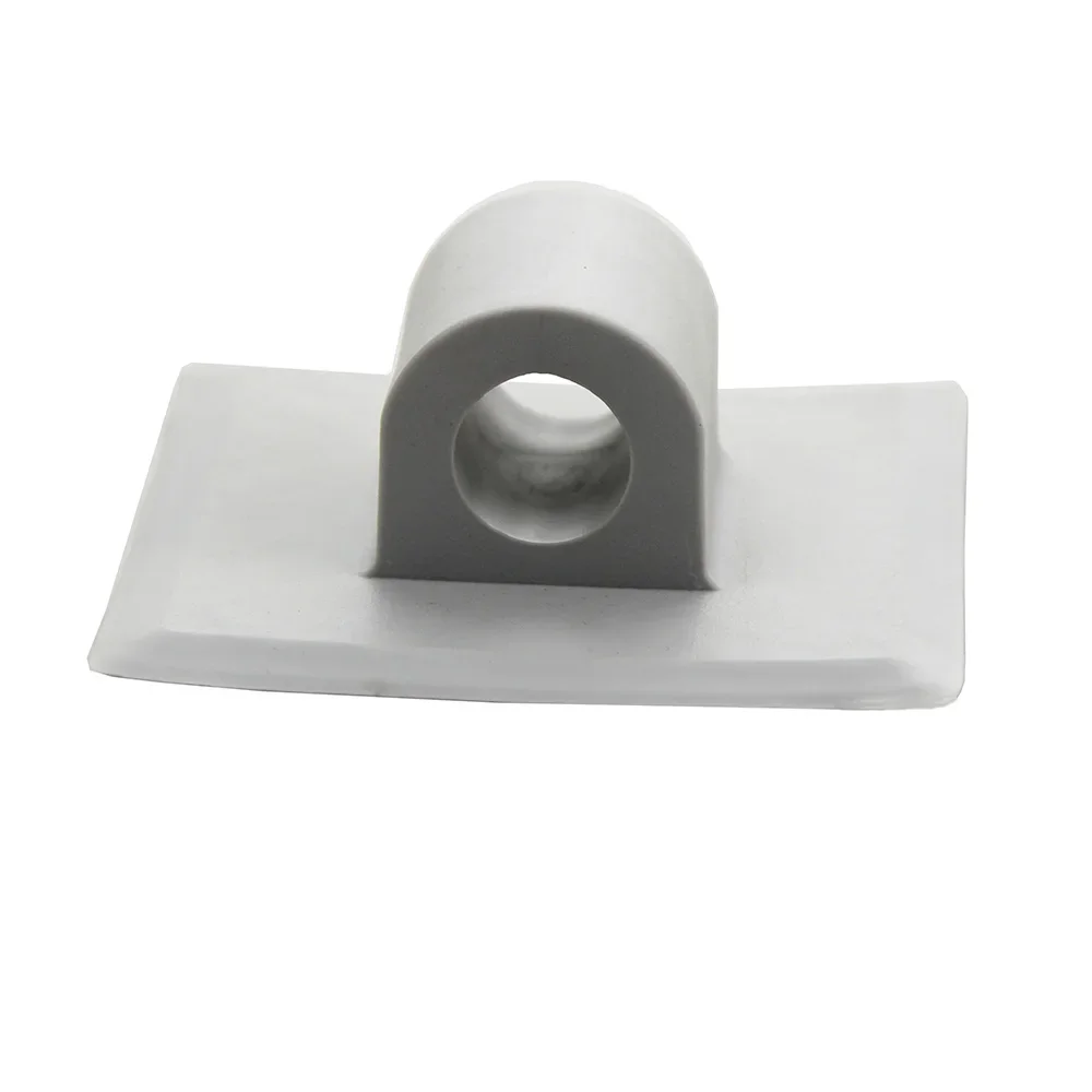 2 Pieces 20mm Dia PVC Engine Motor Clip Stand Holder Inflatable Mount Clips for Kayak Boat Canoe Rubber Dinghy
