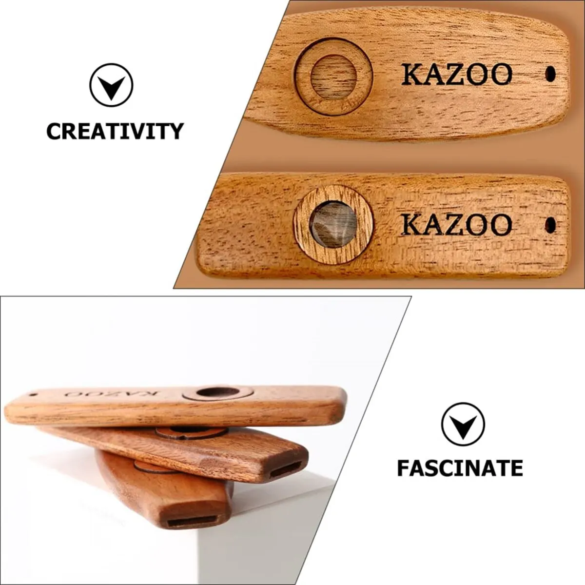 Kazoo With Lanyards And Diaphragms Woodwind Instrument metal kazoos