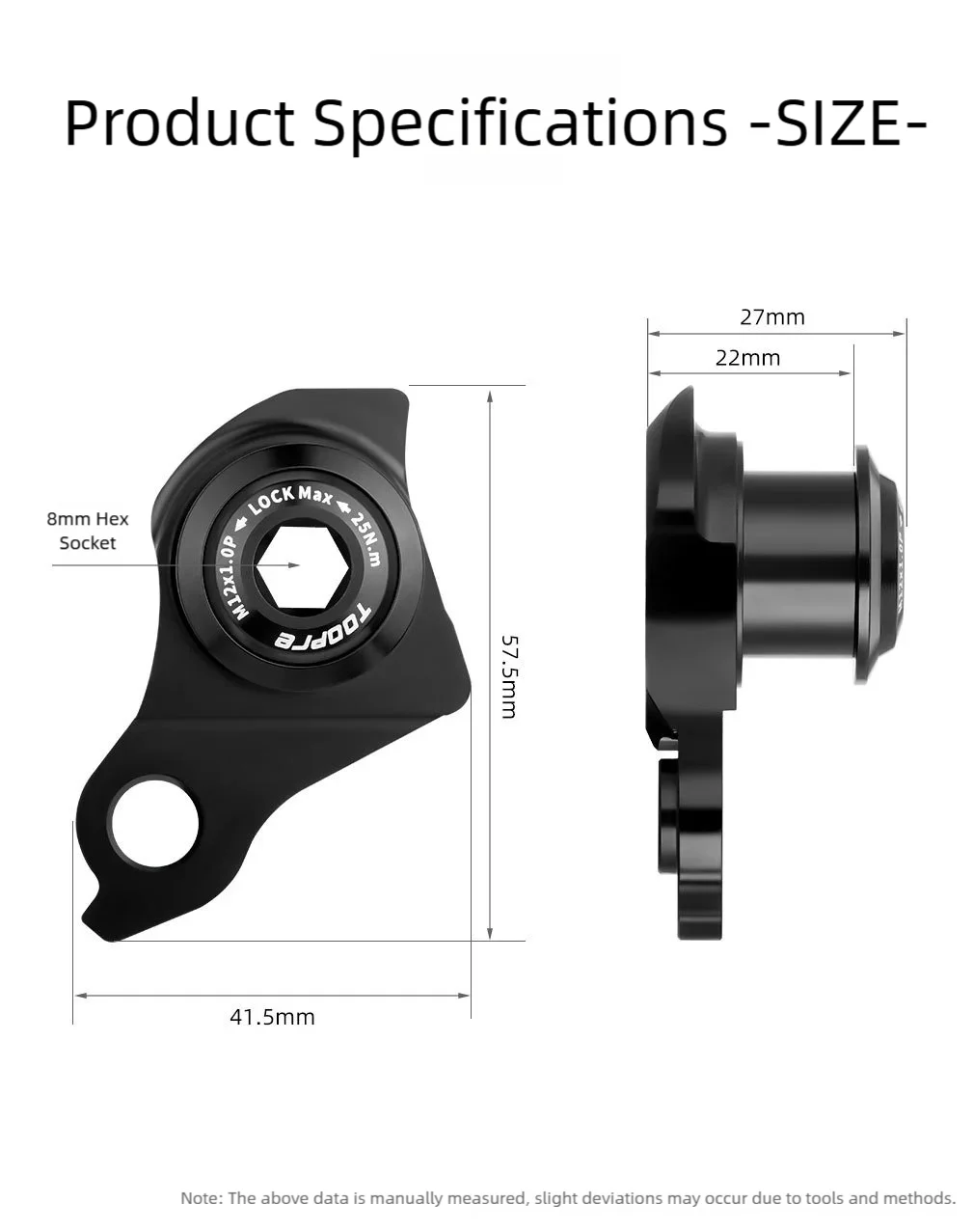 TOOPRE Fahrrad UDH Direktmontage-Schaltauge MTB Rennrad Steckachsen-Rahmen Hinteres Schaltauge Universelle Montagehalterung – Detail 10
