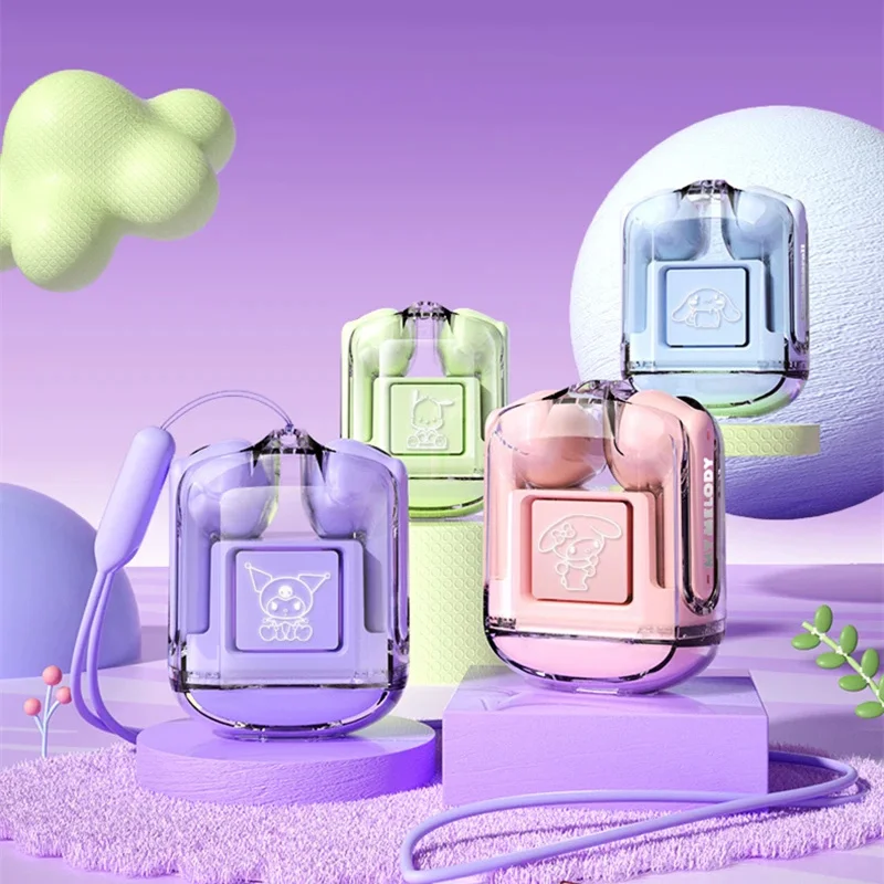 

Беспроводные Bluetooth-наушники Sanrio Cinnamoroll с шумоподавлением