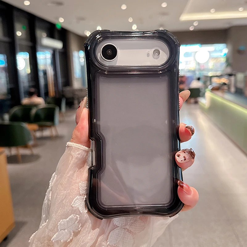 Heavy Duty 3-in-1 Clear Anti-Drop iPhone Case | Shockproof Protective Cover