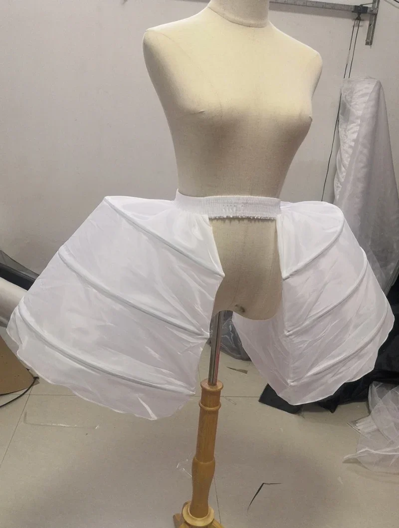 Petticoat Skirt Petticoat Underskirt Wedding Underskirt Lolita Petticoat Flower Girl Underskirt Wedding Petticoat Vintage Underskirt Women Medieval Victorian Cage Dress Short Bilateral Petticoat Clothing Baroque Crinoline Hoops Underskirt Cosplay Accessories