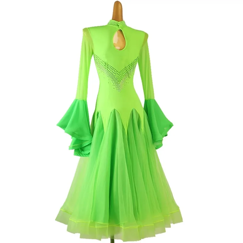 Modern Dance Clothing Competition Dress Standard Suit Waltz Girls Outfits High Quality Fashion Dancewear Jazz Stage Outfits