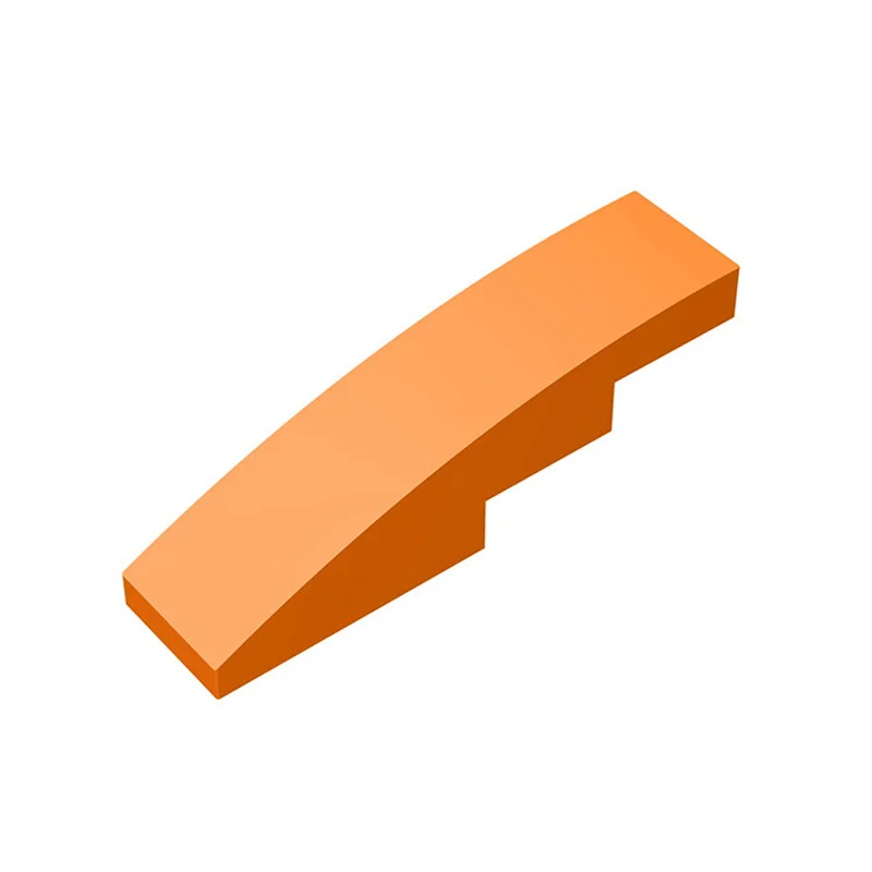 

10pcs Compatible MOC Brick Parts 61678 11153 Slope Curved 4 x 1 Building Block Particle DIY Assmble Kids Brain Toy Birthday Gift